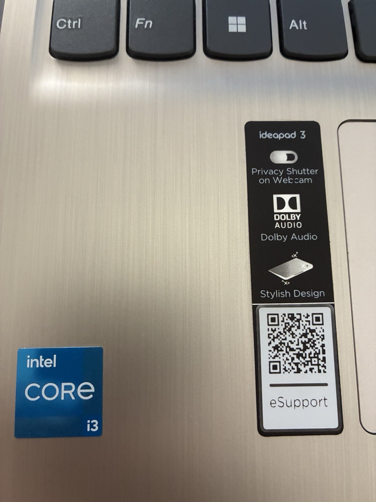 Lenovo IdeaPad 3 15.6″ Intel Core i3 8GB RAM 256GB SSD Silver NO OS