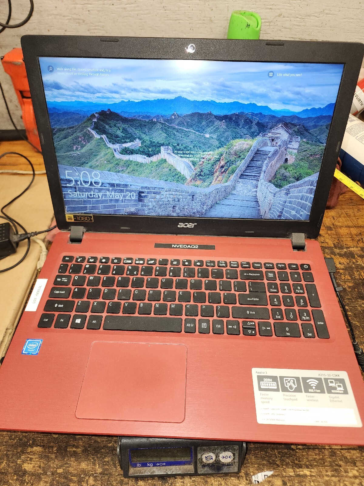 Acer Aspire 3 A315-32-C3KK Intel Celeron Quad Core N4100 DDR4 UHD 4GB