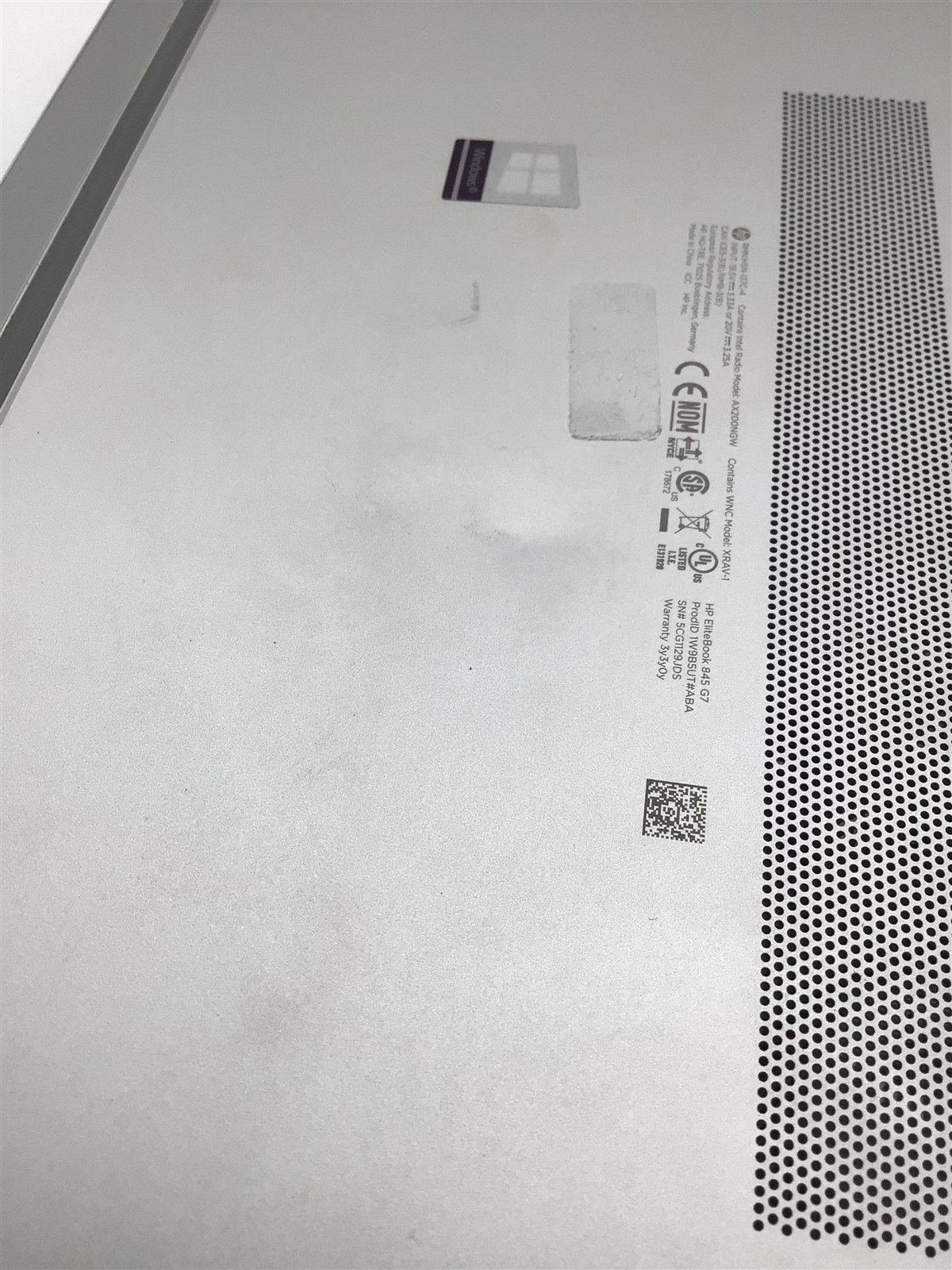 HP EliteBook 845 AMD Ryzen 5 PRO 4650U/16GB RAM/No SSD