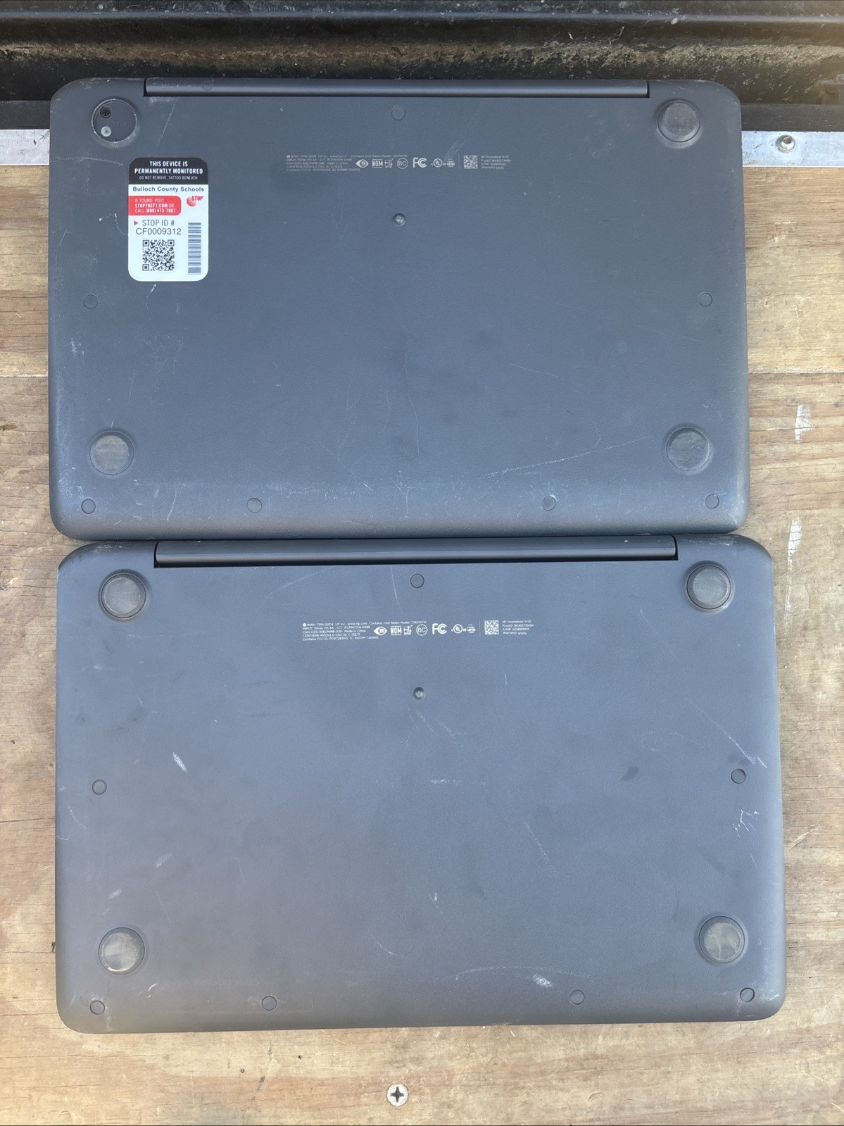 Lot of 2 HP Chromebook 14 G5 For Parts or Repair