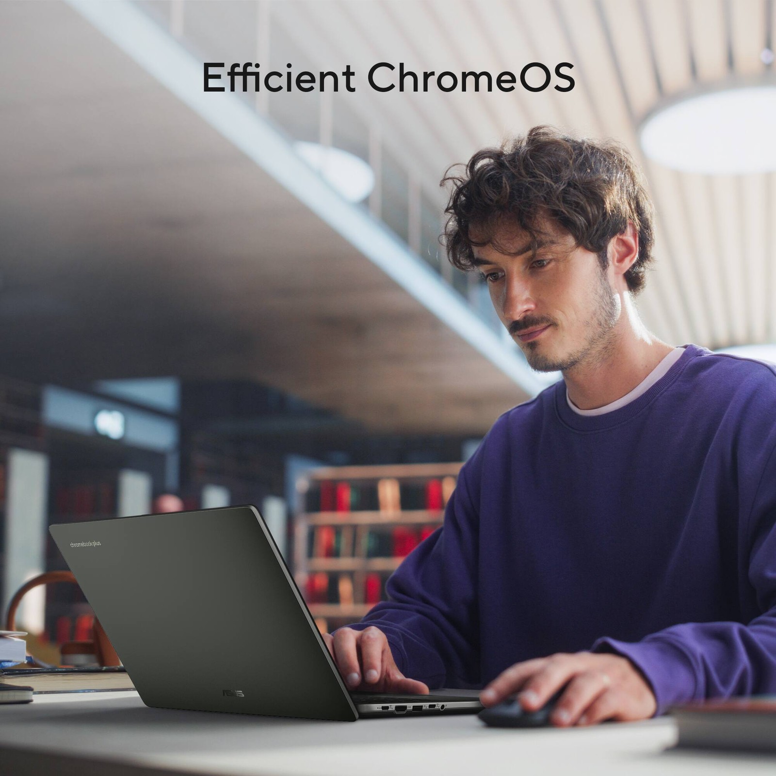 ASUS – CX14 14″ FHD Chromebook Plus Laptop with Google AI – Intel Core 3 (202…