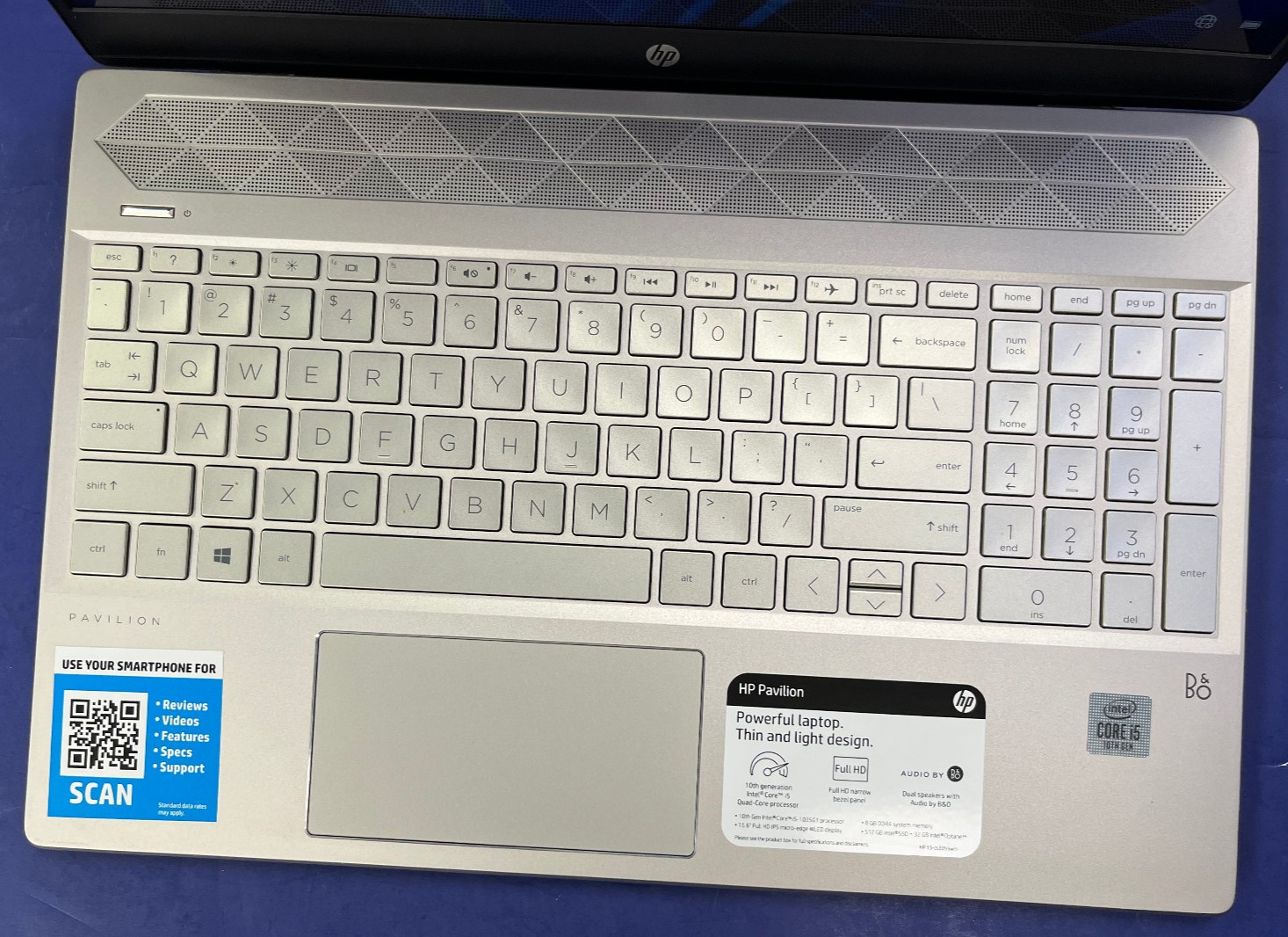 HP 15-cs3055wm / Core i5-1035G1 8GB/512GB