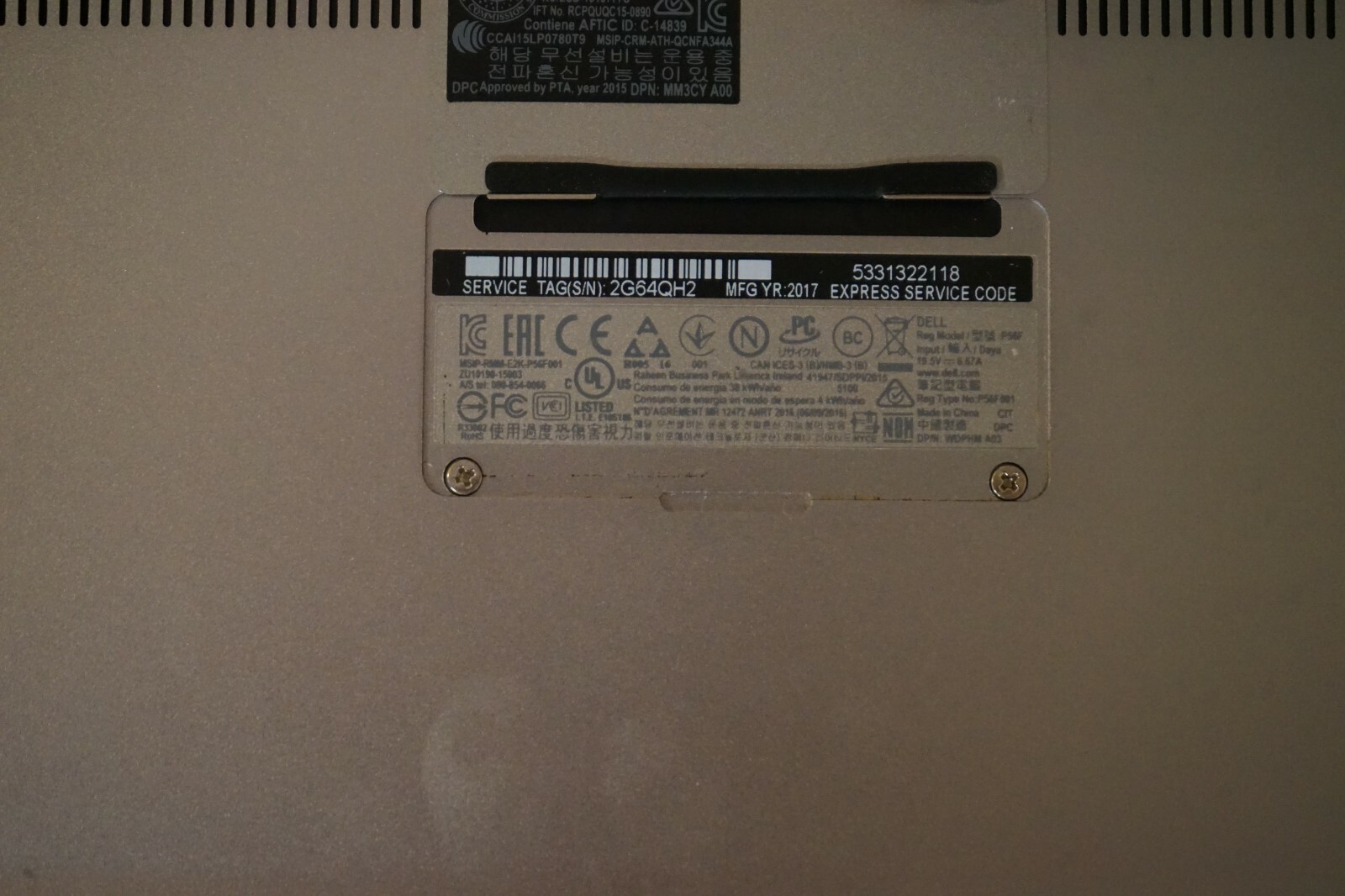 ^ Dell Precision 5520 i5-7300HQ @ 2.5GHz 16GB Ram No HD “DISPLAY ISSUES” #C1409