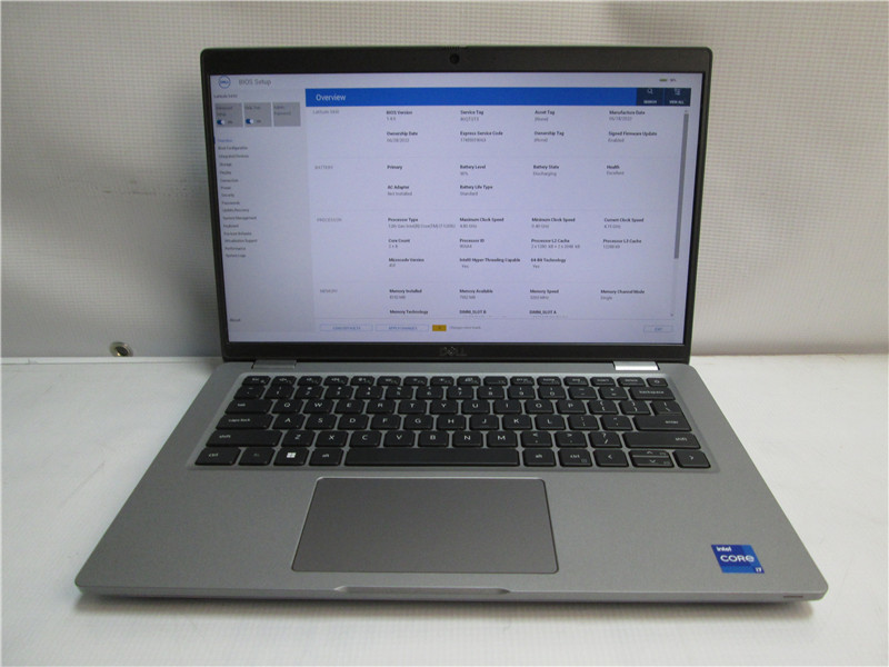 Dell Latitude 5430 Laptop i7-1265U 8GB No SSD Win 11 COA Grade C