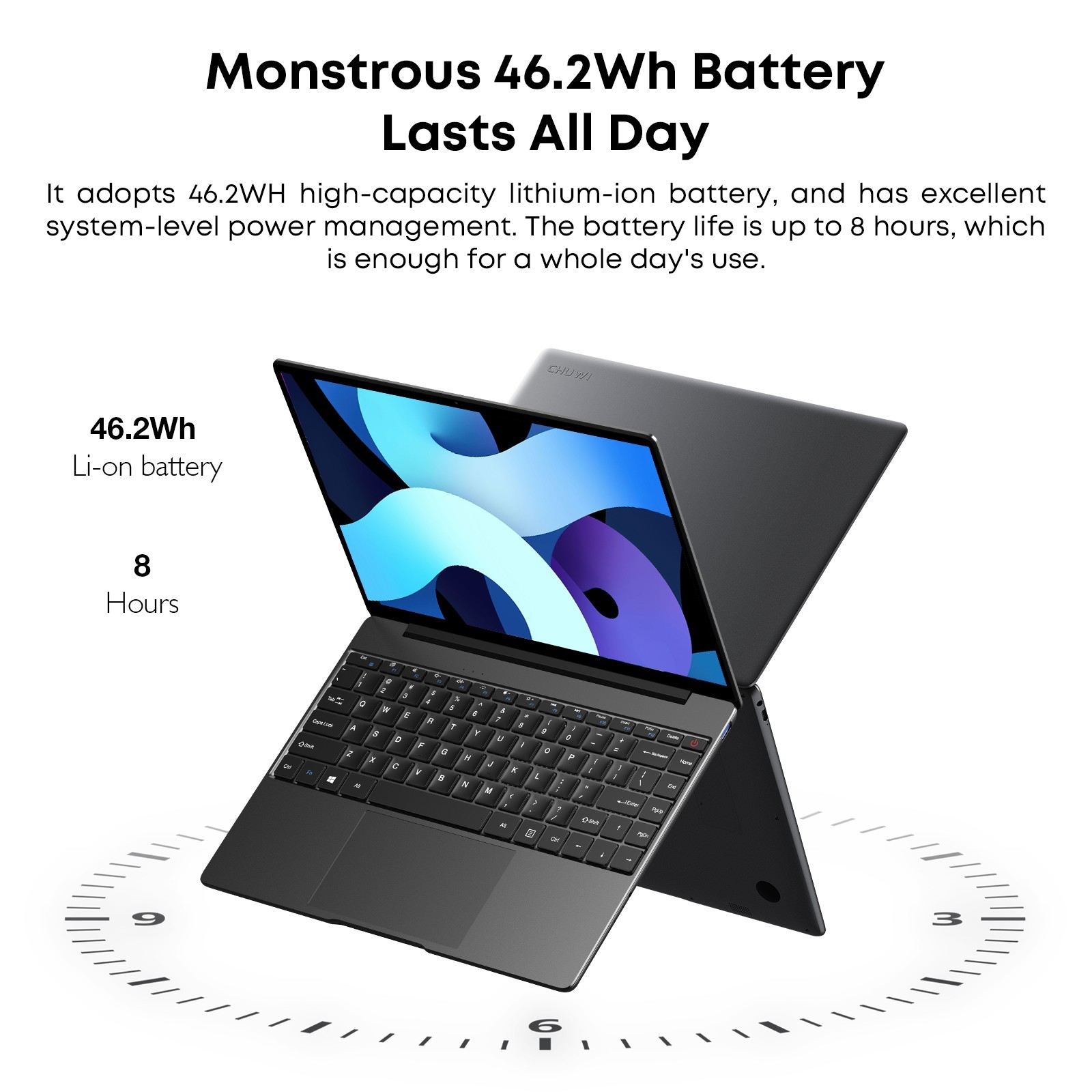 CHUWI Corebook Business Laptop 14” FHD Core i3 16GB RAM 512GB SSD Windows11 HDMI