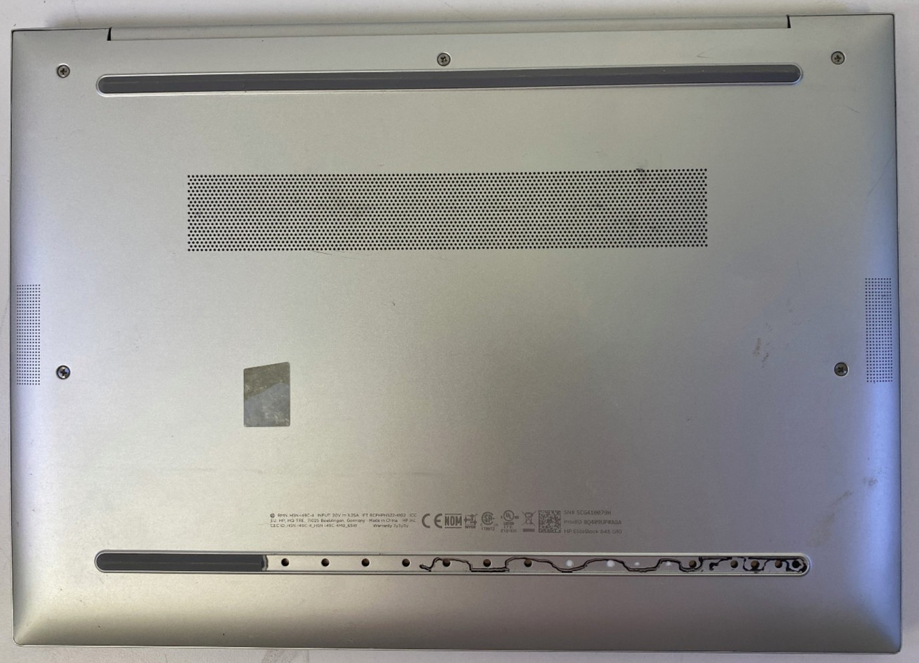 HP EliteBook 845 G10 14″ Ryzen 5 PRO 7540U 8GB DDR5 RAM Radeon 740M NO SSD/OS