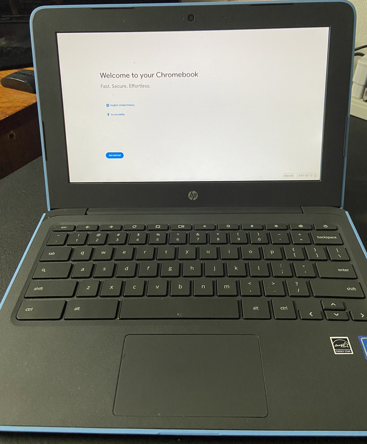 HP Chromebook 14 inch (32 GB, Intel Celeron, 1.1GHz, 4GB) Laptop – Gray -…