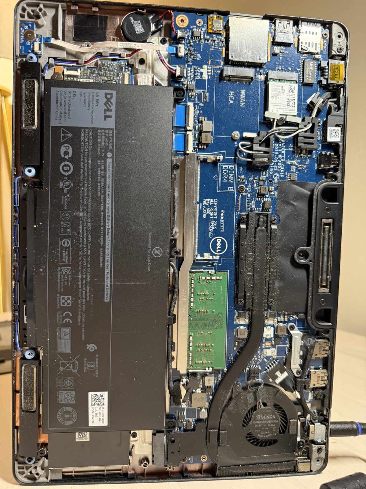Dell Latitude E7470 Laptop Intel Core i7 6th Gen No HD/OS/AC Adapter