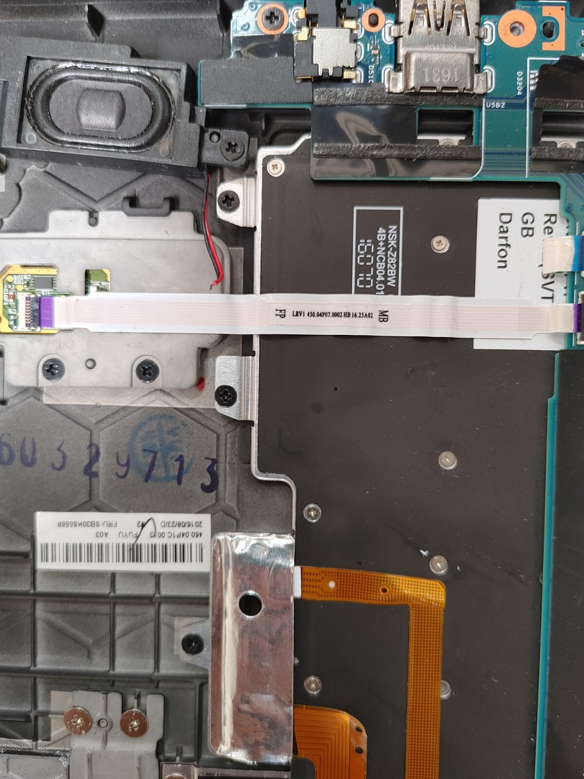 Lenovo ThinkPad Core i7-6500U@ 2.50GHz, NO RAM ,NO HD ( Selling Motherboard)
