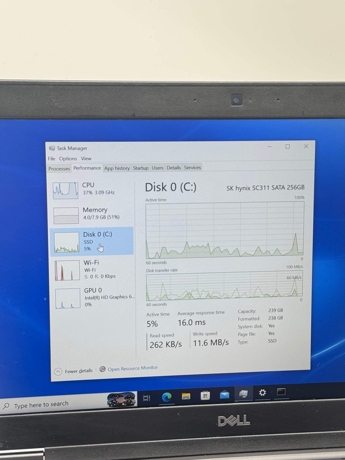 Dell Latitude 5490 Intel Core i5-7300U 8GB RAM 256GB SSD *Read*
