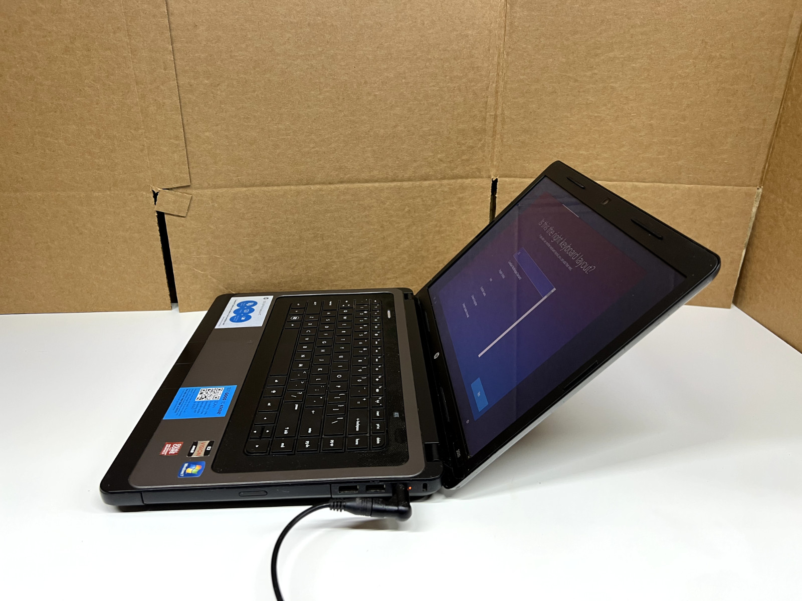 HP 15.6″ Notebook Laptop – AMD E-450 1.65GHz, 4GB RAM, 465GB HDD, Windows 10