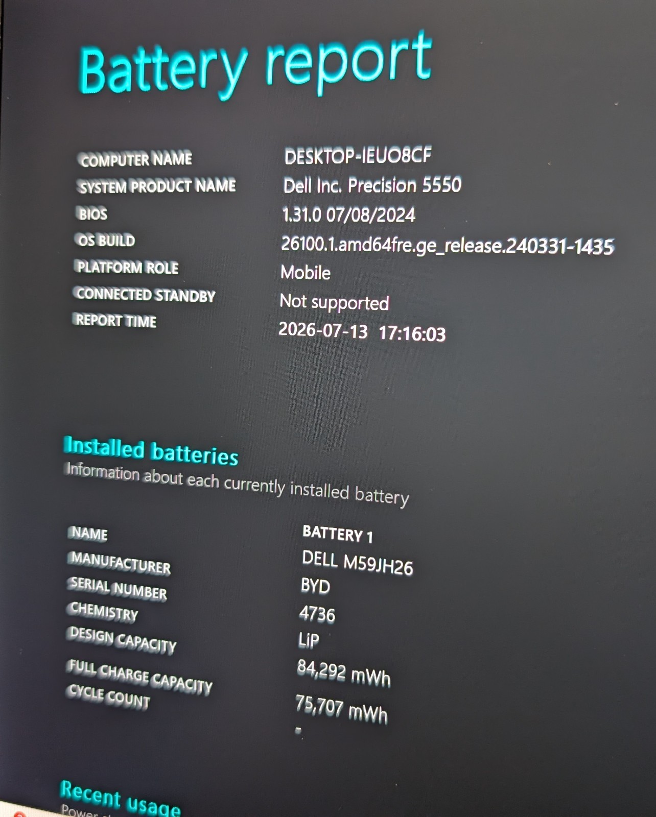 Dell Precision 5550 i9-10885H Nvidia Quadro T2000 32GB RAM 2TB SSD Win11 Pro