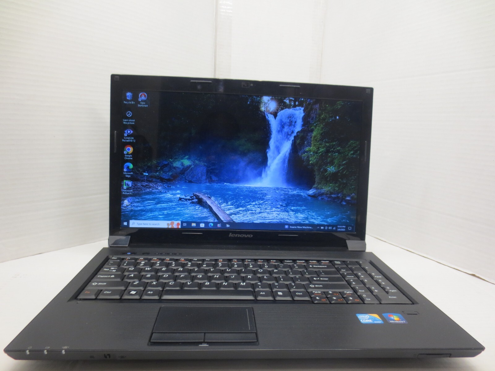 LENOVO B560 15.6″ CORE i3-380M@2.53GHZ 8GB RAM 256GB SSD WINDOWS 10