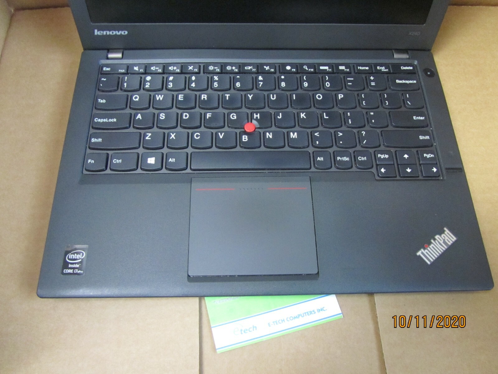 20AMS32T07 ThinkPad x240 i7-4600U 8GB 500GB HD 12.5″ HD 1366×768 Win10 Pro64