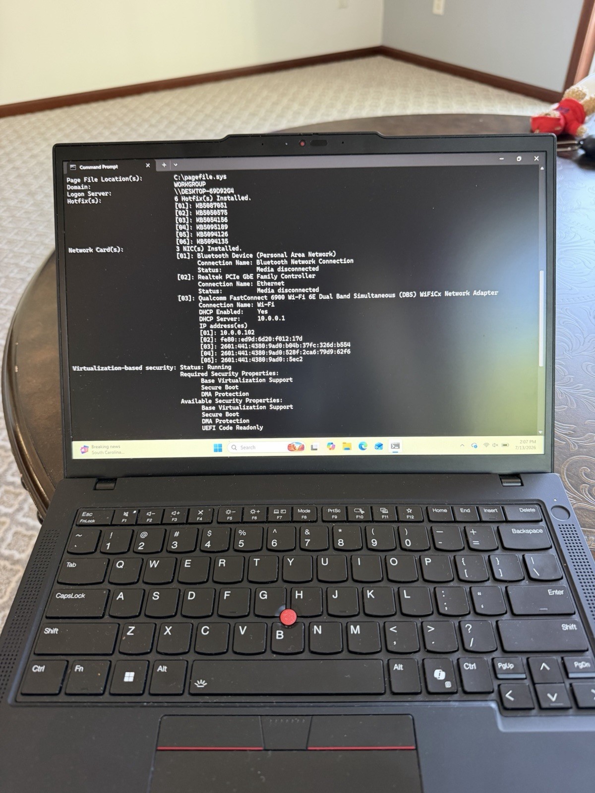 Lenovo ThinkPad T14 Gen 5 14in Ryzen 7 PRO 8840U 32GB 512GB SSD W11 Pro – 9.8/10