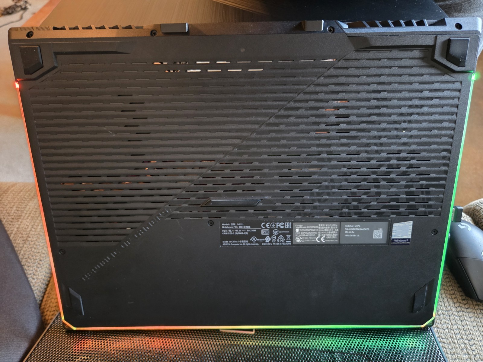 Asus ROG Strix G15 15 2021 Laptop I 15.6″ IPS 240Hz 3ms RTX 2060