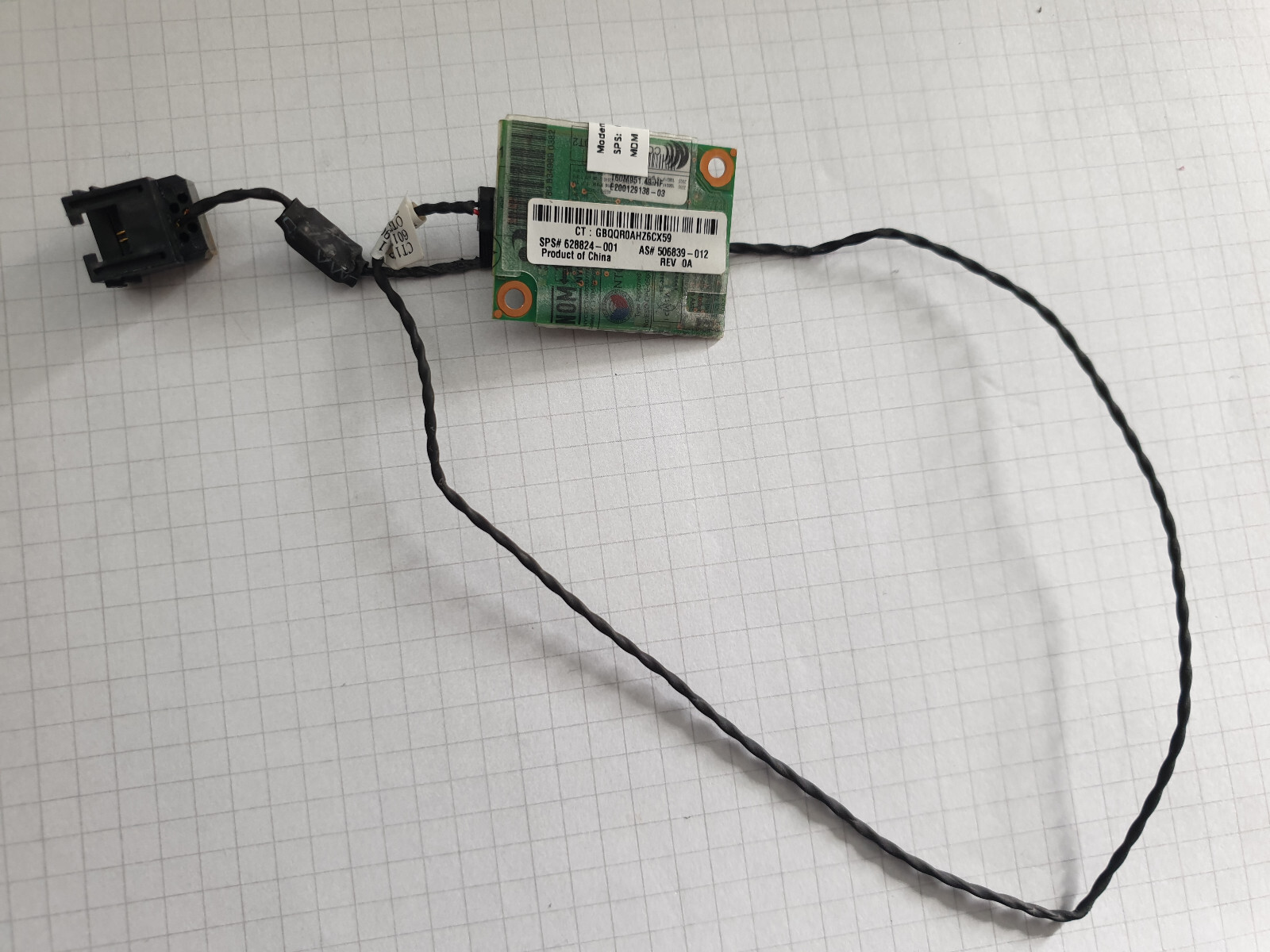 HP ProBook 6470b FAX ISDN Modem Card Board Module