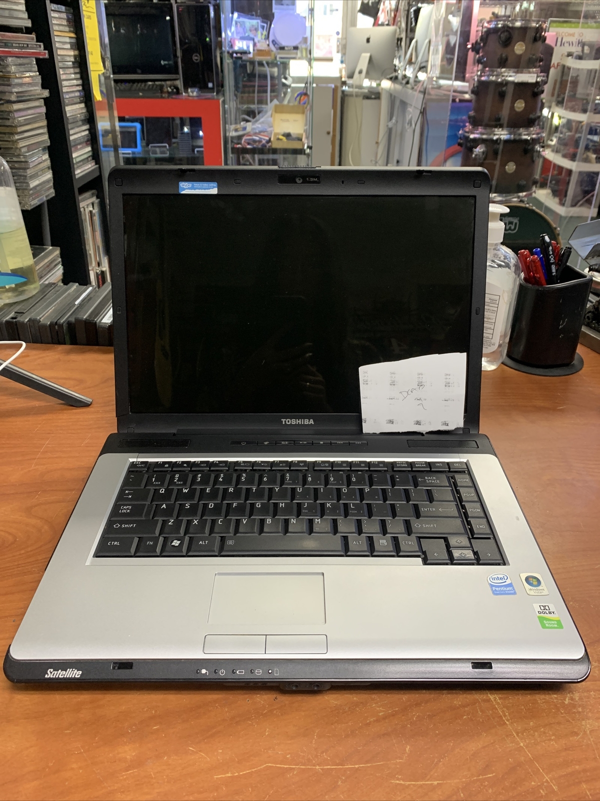 Toshiba Satellite A205-S5879 Dual Core 1.60 GHz 2.GB Ram NO HDD FOR PARTS
