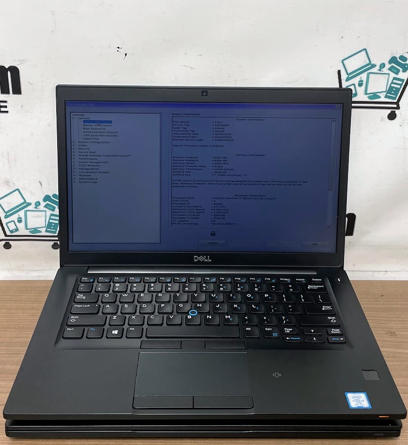 LOT 2 Dell Latitude 7490 14” 1080p FHD i7-8650U 1.90GHz 8gb RAM 256gb SSD READ!