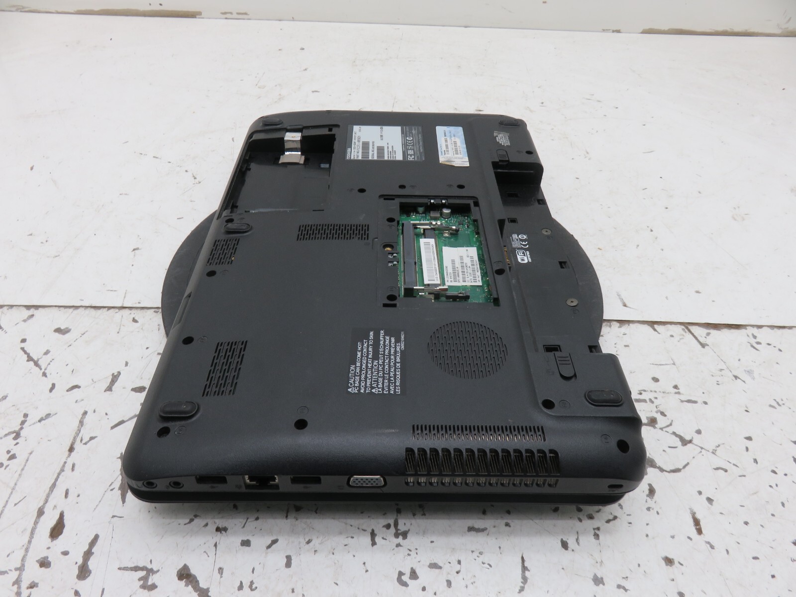 Lot of 3 i3 1st Gen. Laptops MSI CR620, Gateway NV55C, Toshiba C655-S5307 -Parts