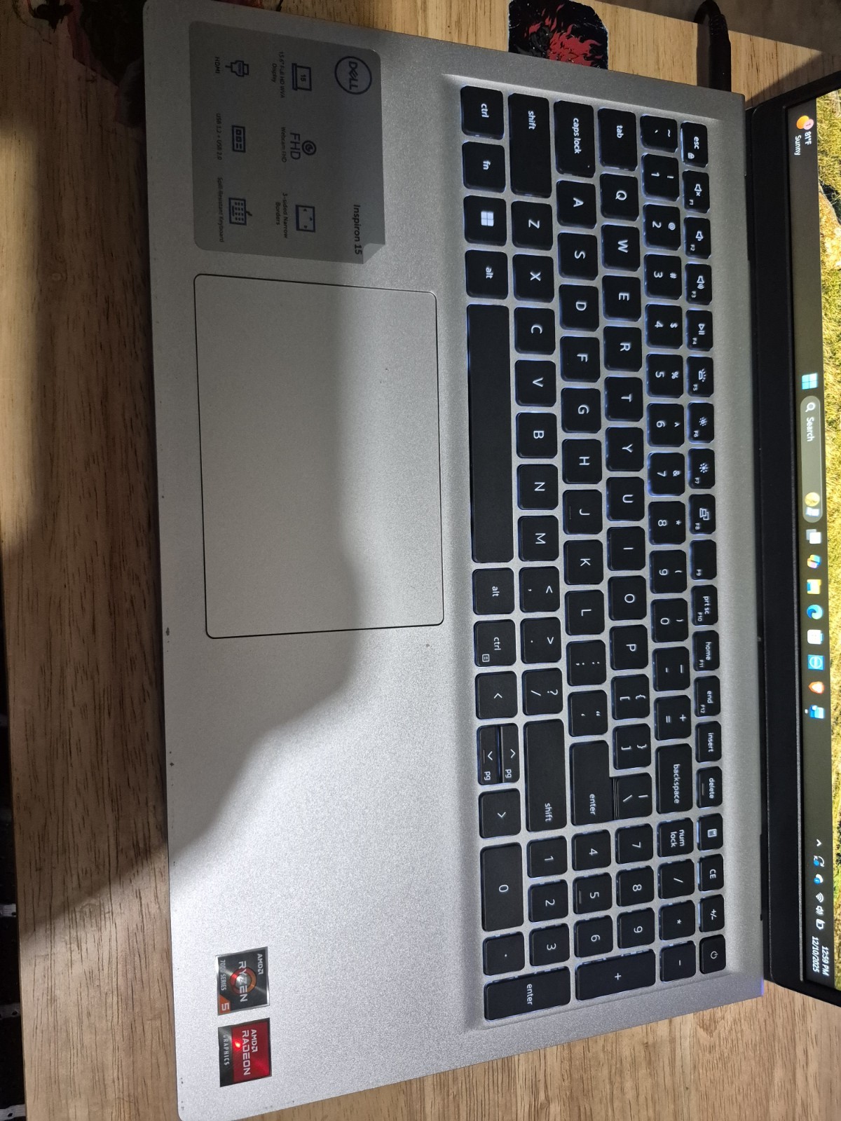 Dell Inspiron 15 3535 15.6″ AMD Ryzen 5-7520U, 8GB Ram, 512GB NVMe, Laptop