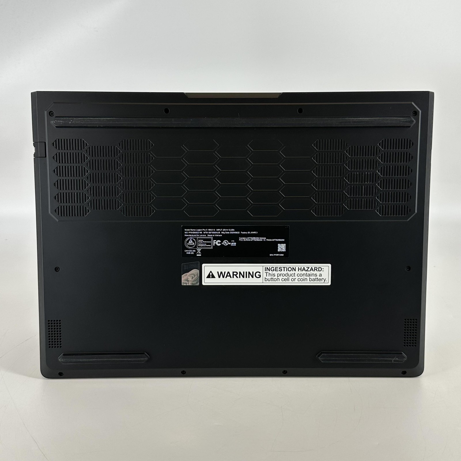 Lenovo Legion Pro 5i Gen 10 16 QHD+ 2.4GHz Ultra 7 255HX 32GB 1TB/1TB RTX 5070
