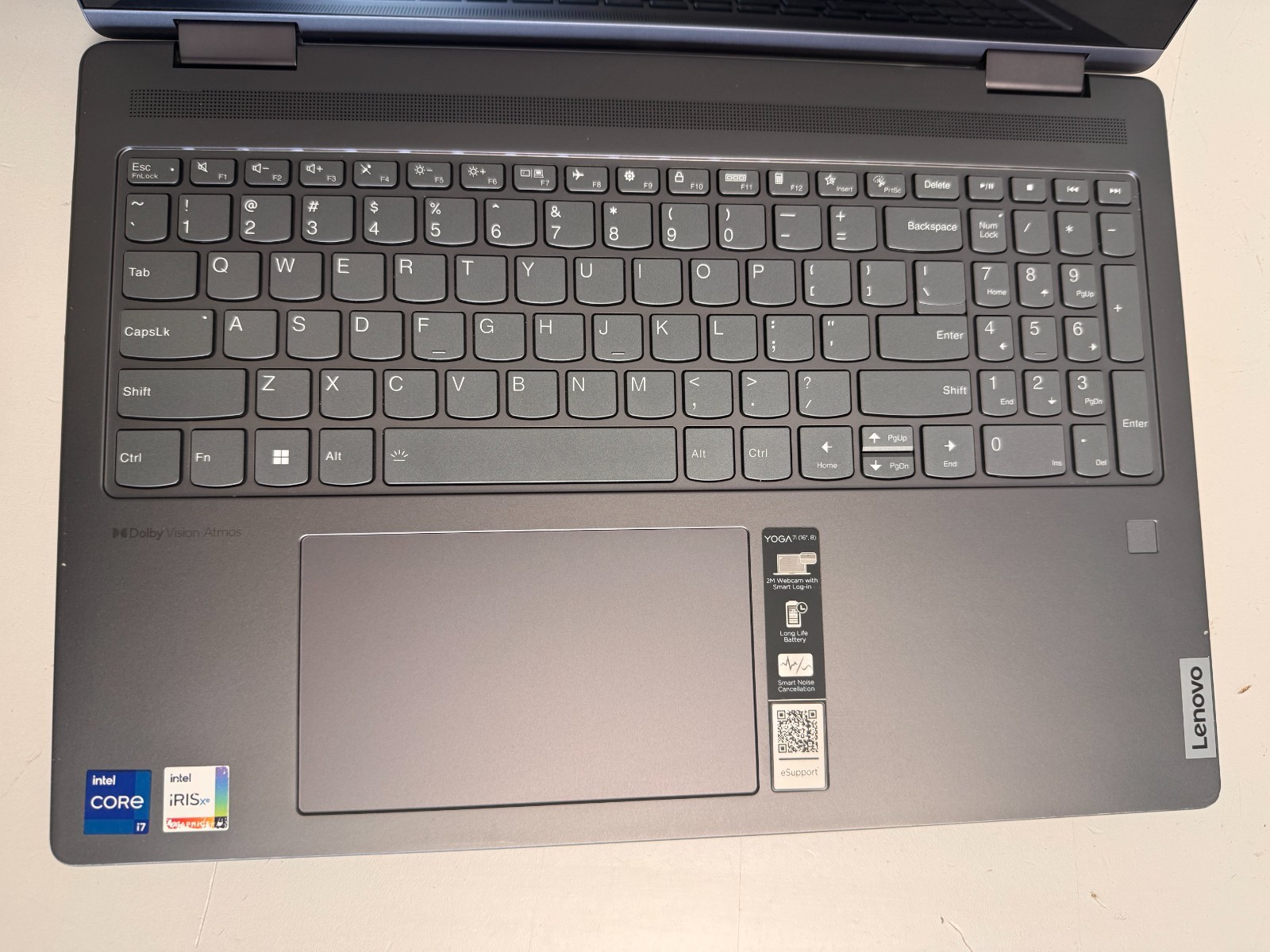 Lenovo Yoga 7 16IRL8 Touch i7-1355U 1.7GHz 16 GB RAM 512 GB SSD Win 11 Home