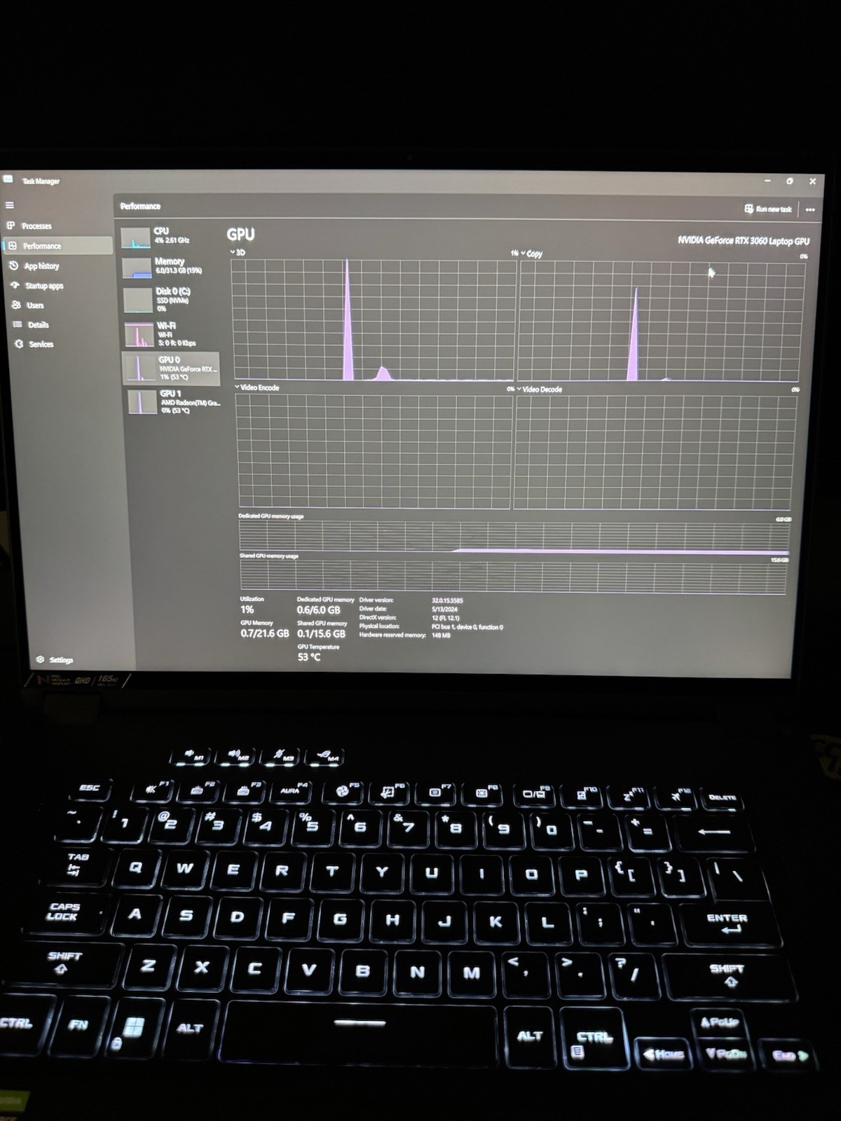 ASUS ROG Flow X16 GV601RM 16in Ryzen 9 6900HS 32GB 1TB RTX 3060 W11 Touch