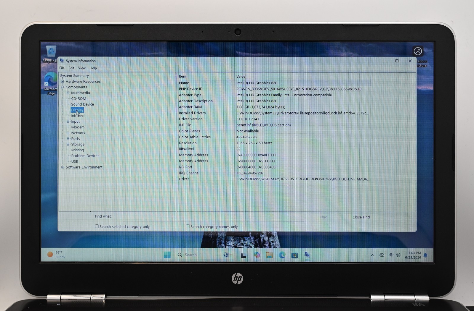 HP Pavillion Notebook i5-7200u 2.5GHz 12GB RAM 240GB HD Touchscreen – NO BATT