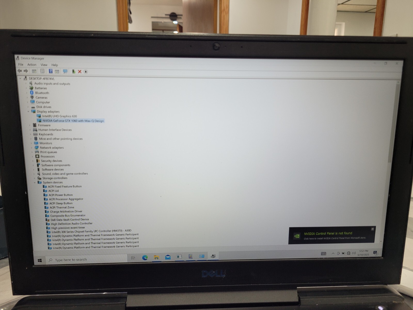 DELL G7 7588 LAPTOP COREI7 16 GB RAM + NVIDIA GEFORCE GTX 1060 GAMING PC