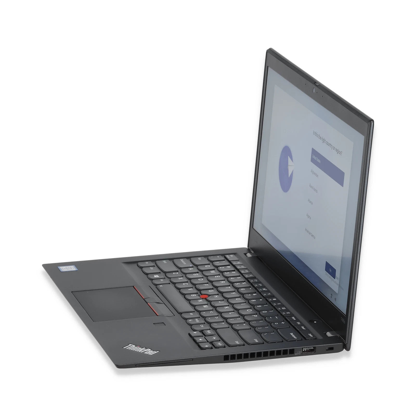 Lenovo ThinkPad T490s 14” FHD Laptop Intel i5-8365U 8GB RAM 256GB SSD Win 11 Pro