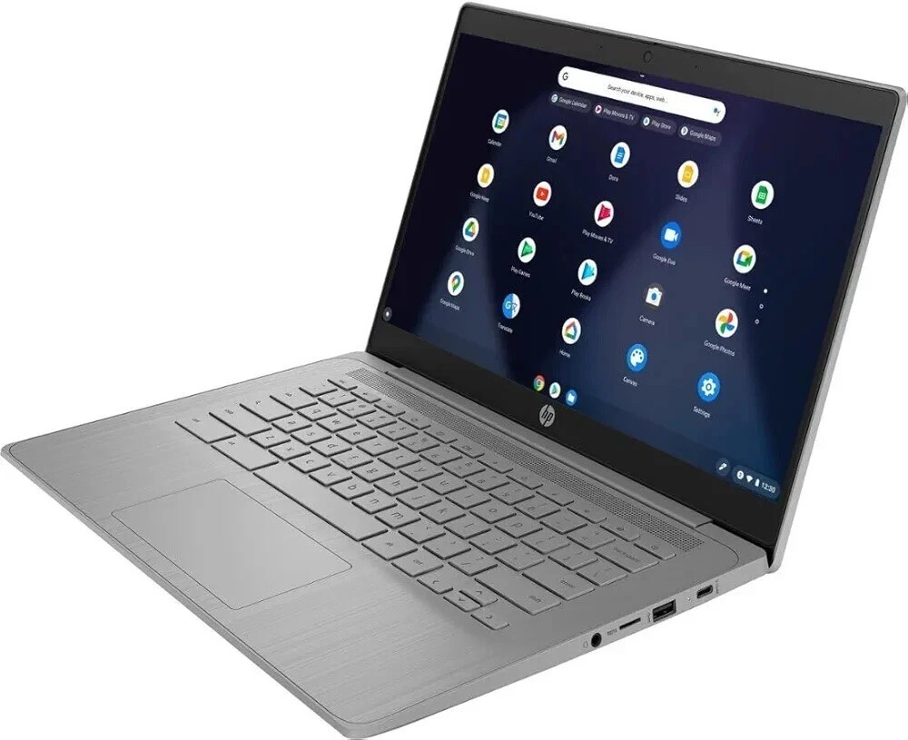 HP Chromebook 14″ Intel N4120 4GB RAM 64GB eMMc with USB Docking Up to 256GB