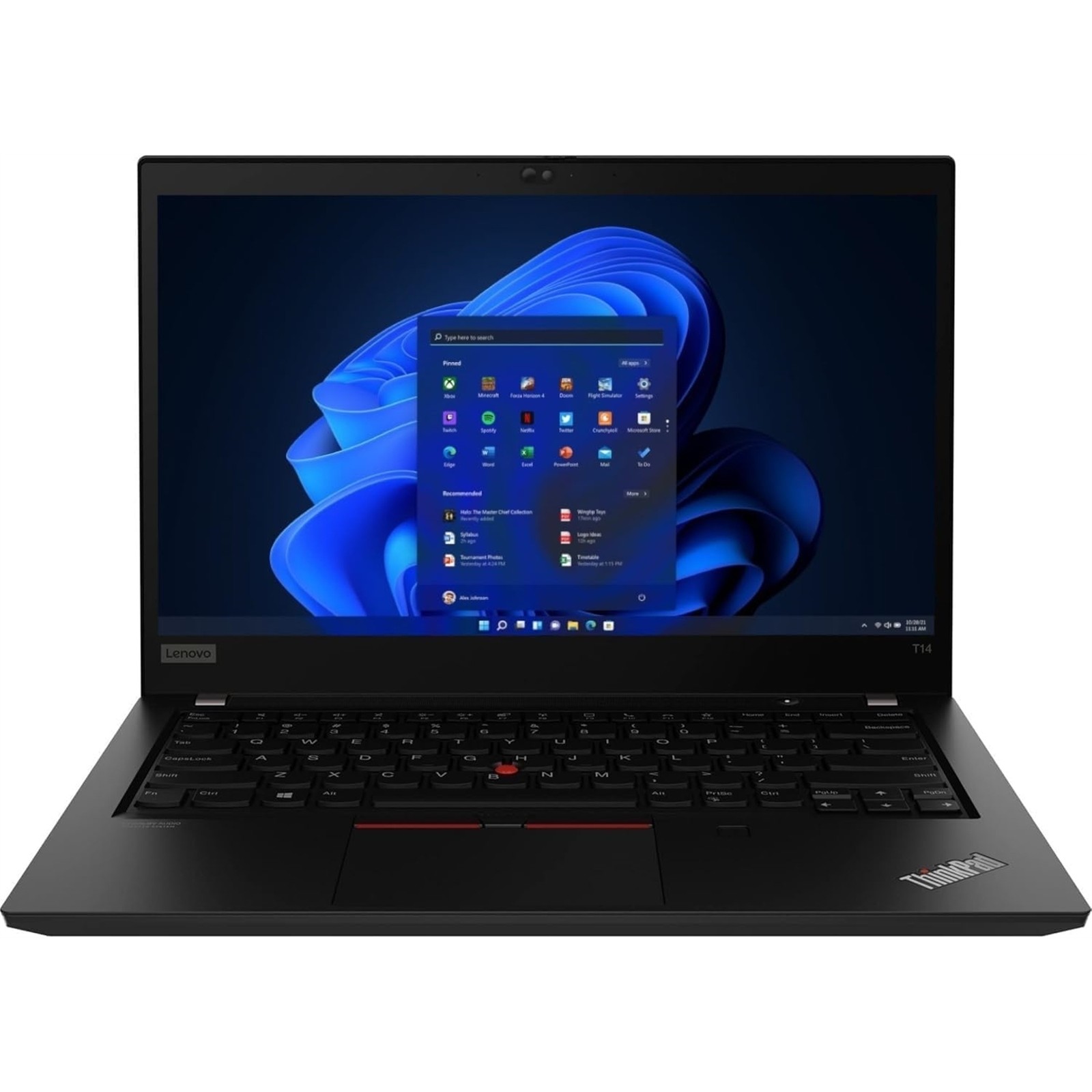 Lenovo ThinkPad T14 Gen 2 14″ 256GB I7-1185G7, Black