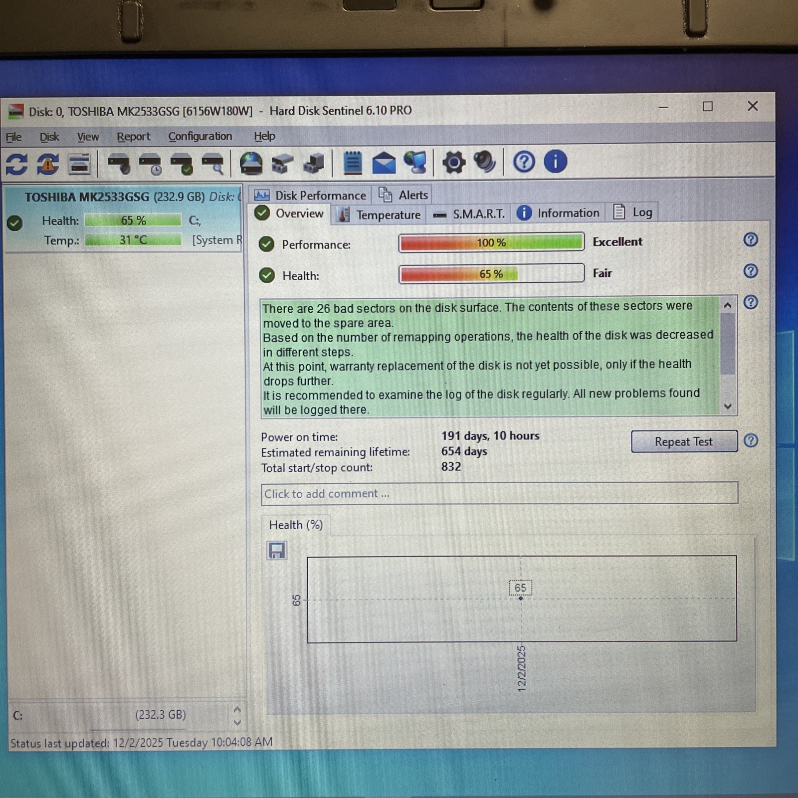 HP Elitebook 2540p Laptop Intel i7-L640 2.13GHz 8gb RAM 256GB HDD
