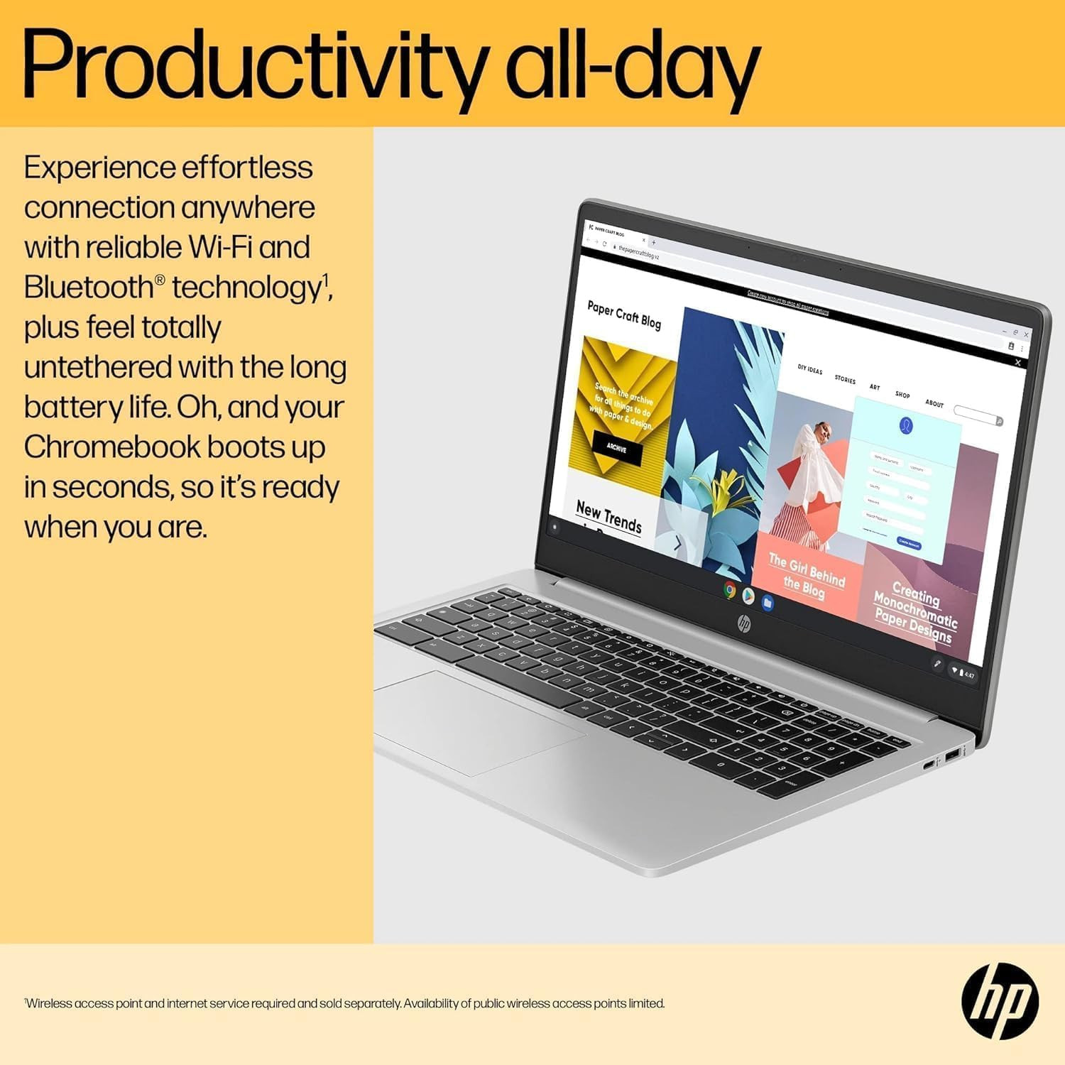 HP Chromebook Laptop 15 ( 15.6″ Anti-Glare, Intel N200 ( I3-1115G4), 8GB DDR5 R