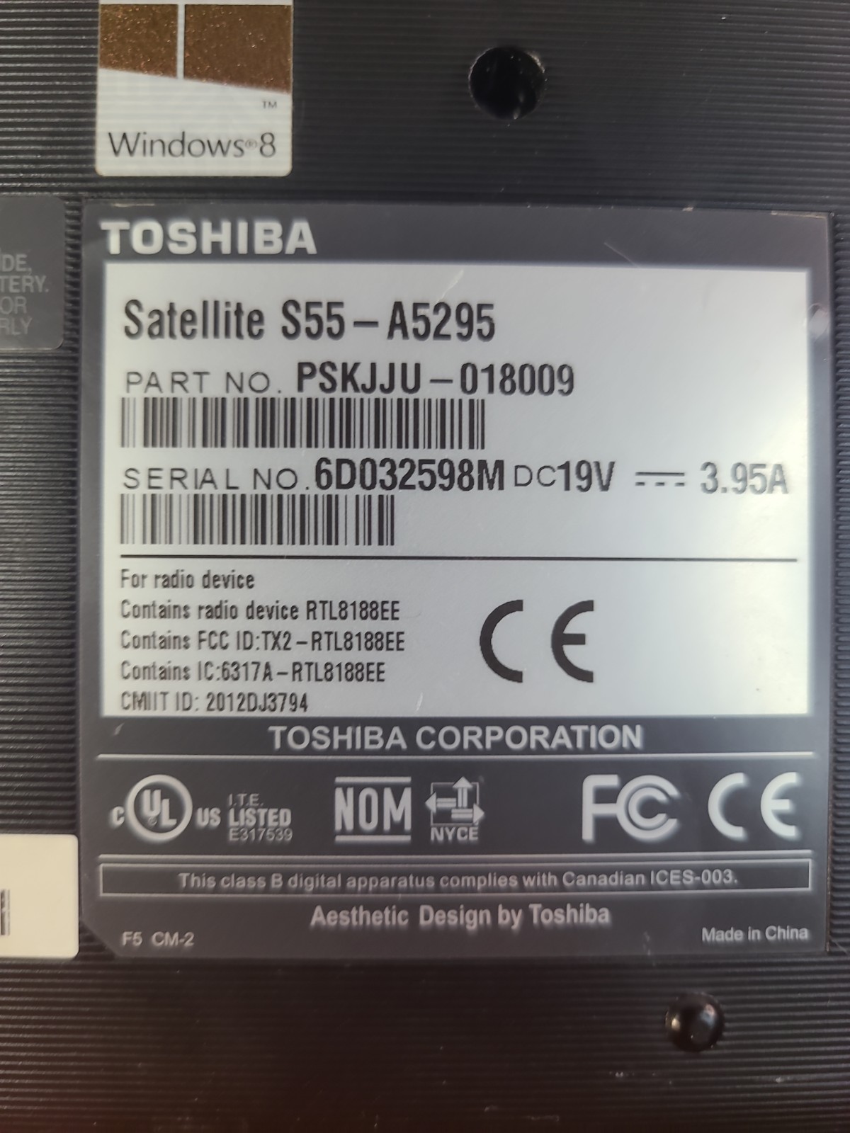Toshiba Satellite S55-B5280, 15.6″, I7, 16 GB, 1TB, Read Description