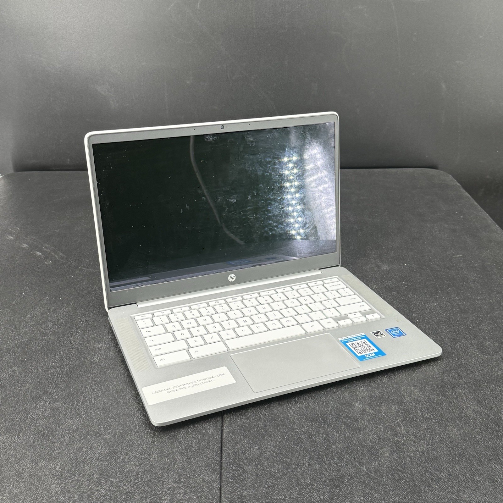 HP Chromebook 14a-na0040nr,” FHD Intel Celeron N4120 4GB RAM, 32GB eMMC