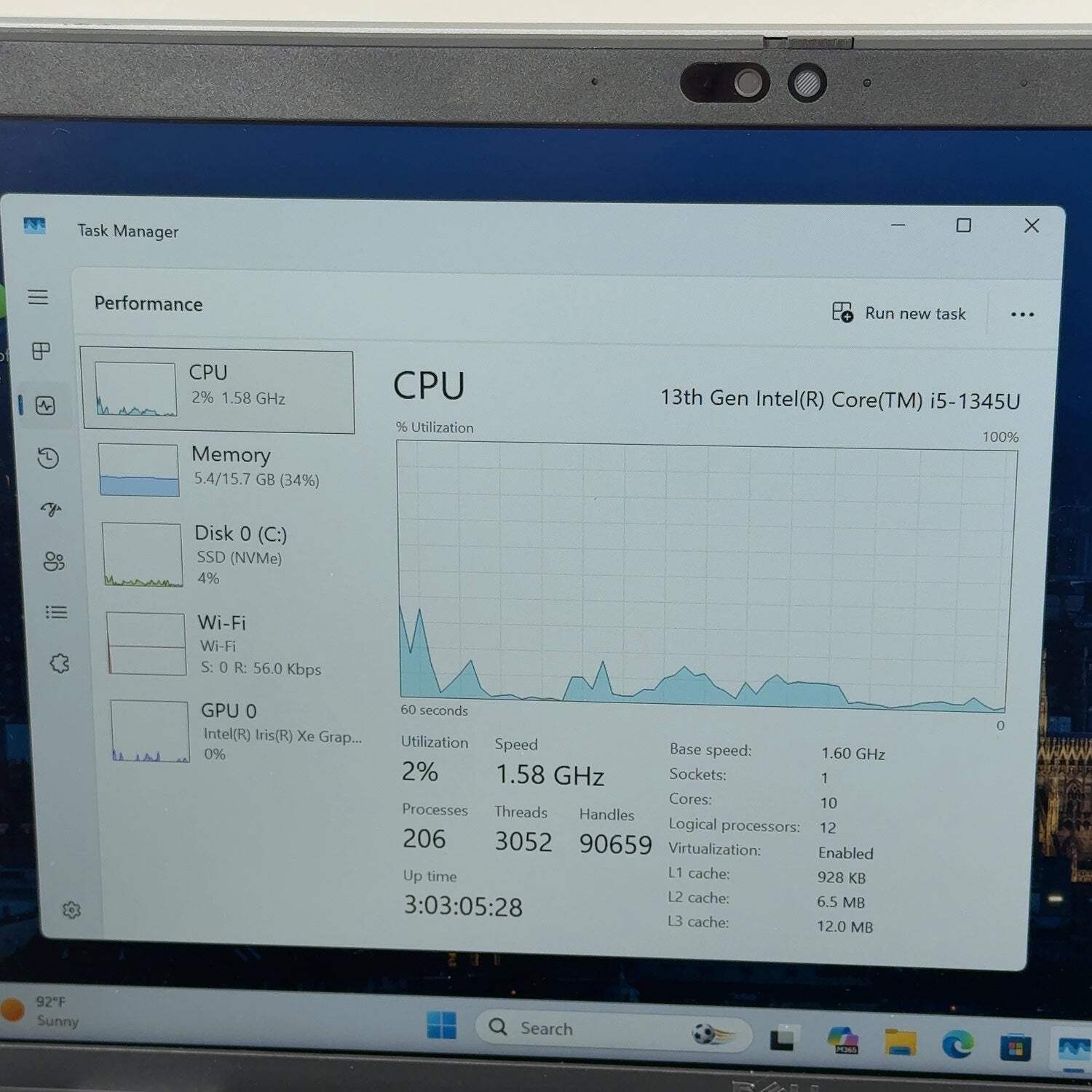 Dell Latitude 5440 14″ i5-1345U 1.6GHz 16GB RAM 256GB SSD