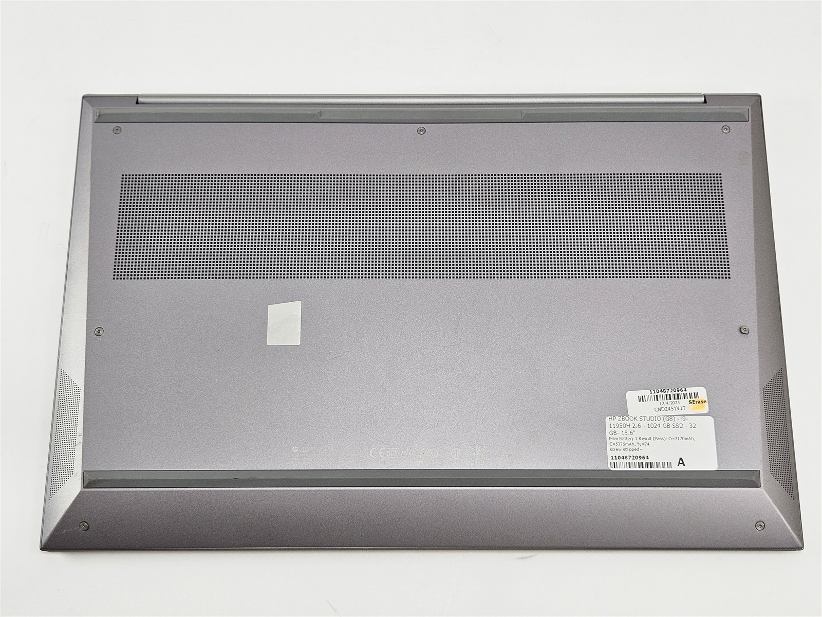 HP 15.6″ ZBook Studio G8 Intel Core i9-11950H 32GB RAM 1TB SSD RTX A3000