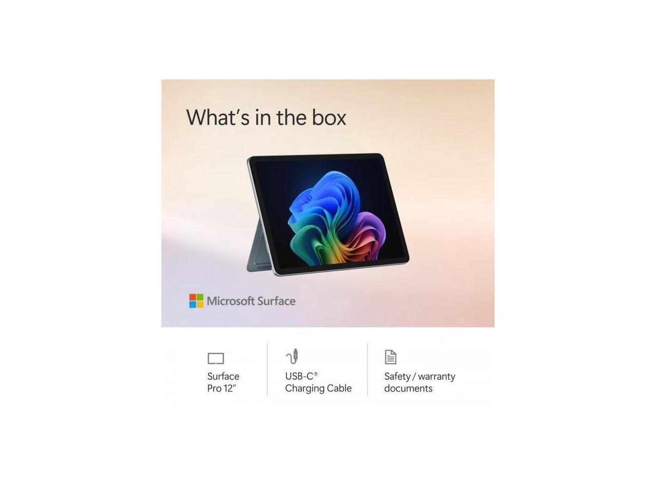 Microsoft 12″ Surface Pro Copilot+ PC, Snapdragon X Plus 8-Core, 16GB RAM, 512GB