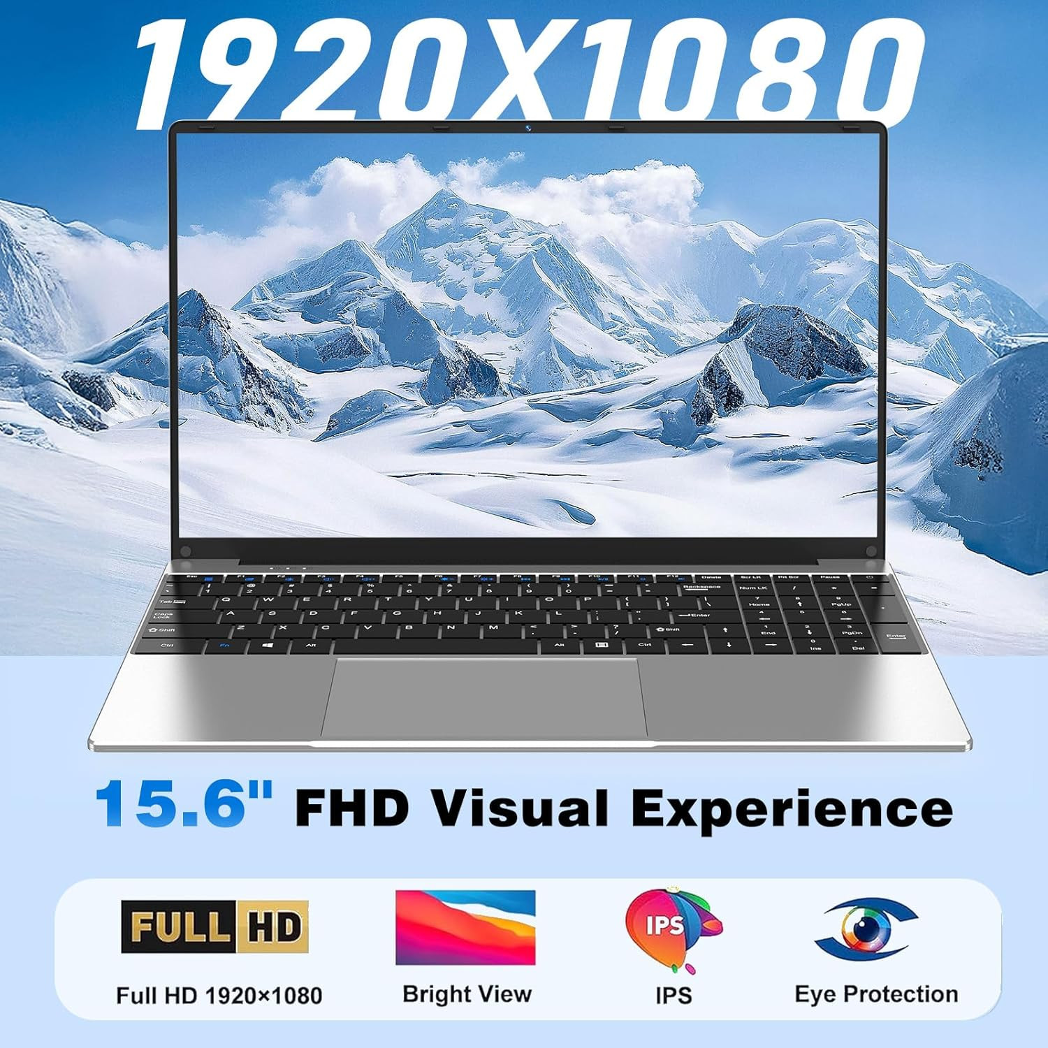 Laptop Computer, Win 11 Pro Lap Top, 15.6 Inch Laptop PC 2026, 16GB RAM 256GB SS