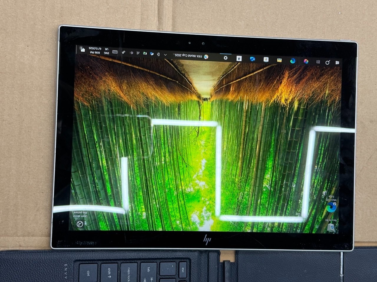 HP Envy x2 12-e0xx Snapdragon 835 4GB 128GB Touch Cracked Fast Shipping