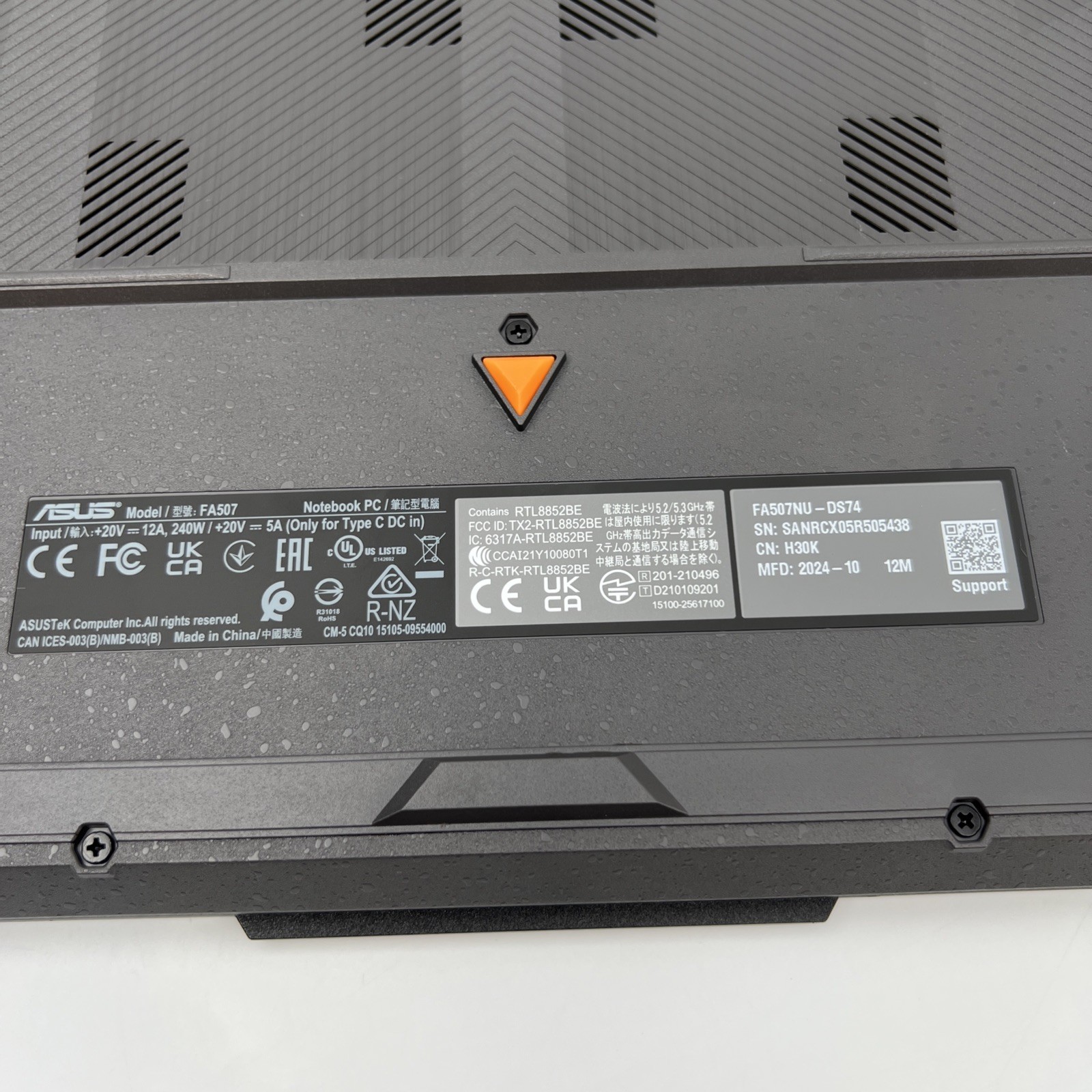 Asus TUF A15 FA507NU 15.6″ Ryzen 7 7735HS 16GB RAM 1TB SSD GeForce RTX 4050