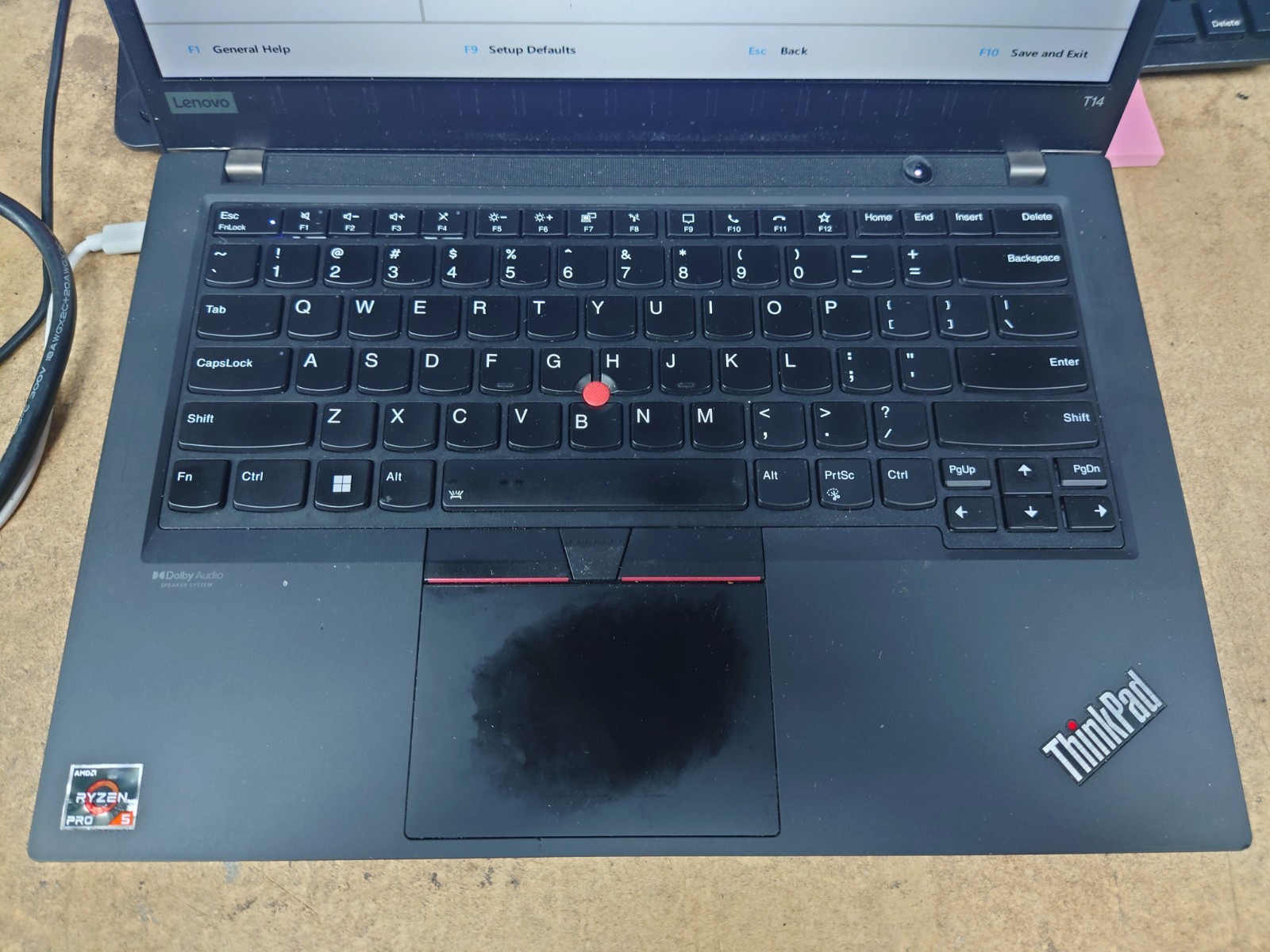 Lenovo ThinkPad T14 Gen 2 14″ FHD Ryzen 5 Pro 5650U 16GB RAM 256GB SSD No OS