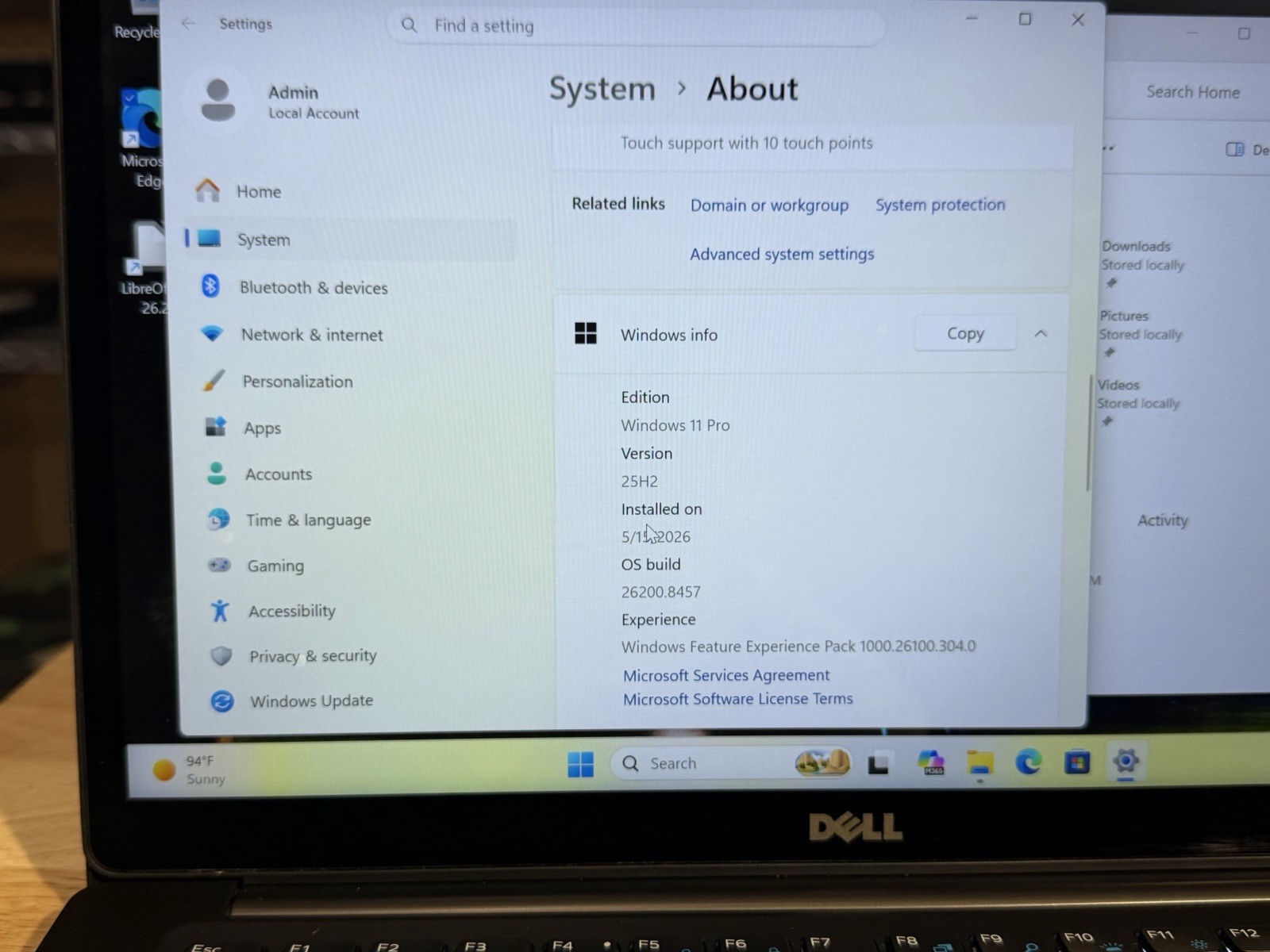 Dell Latitude 7480 i7-7600U 16GB RAM 256GB SSD Touch Win 11 Pro + LibreOffice