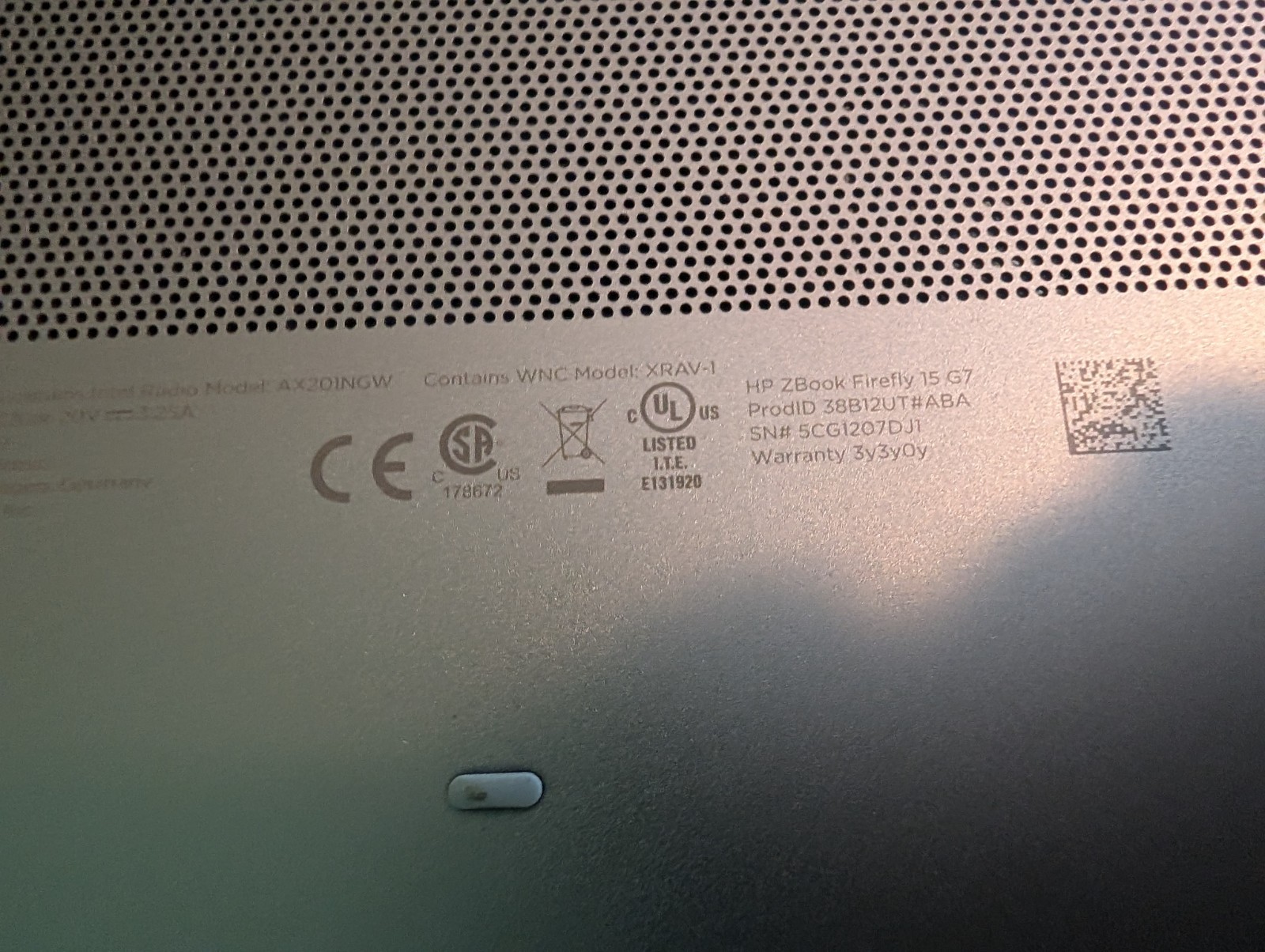 HP Z book Firefly 15 G7 16 GB RAM 512 GB