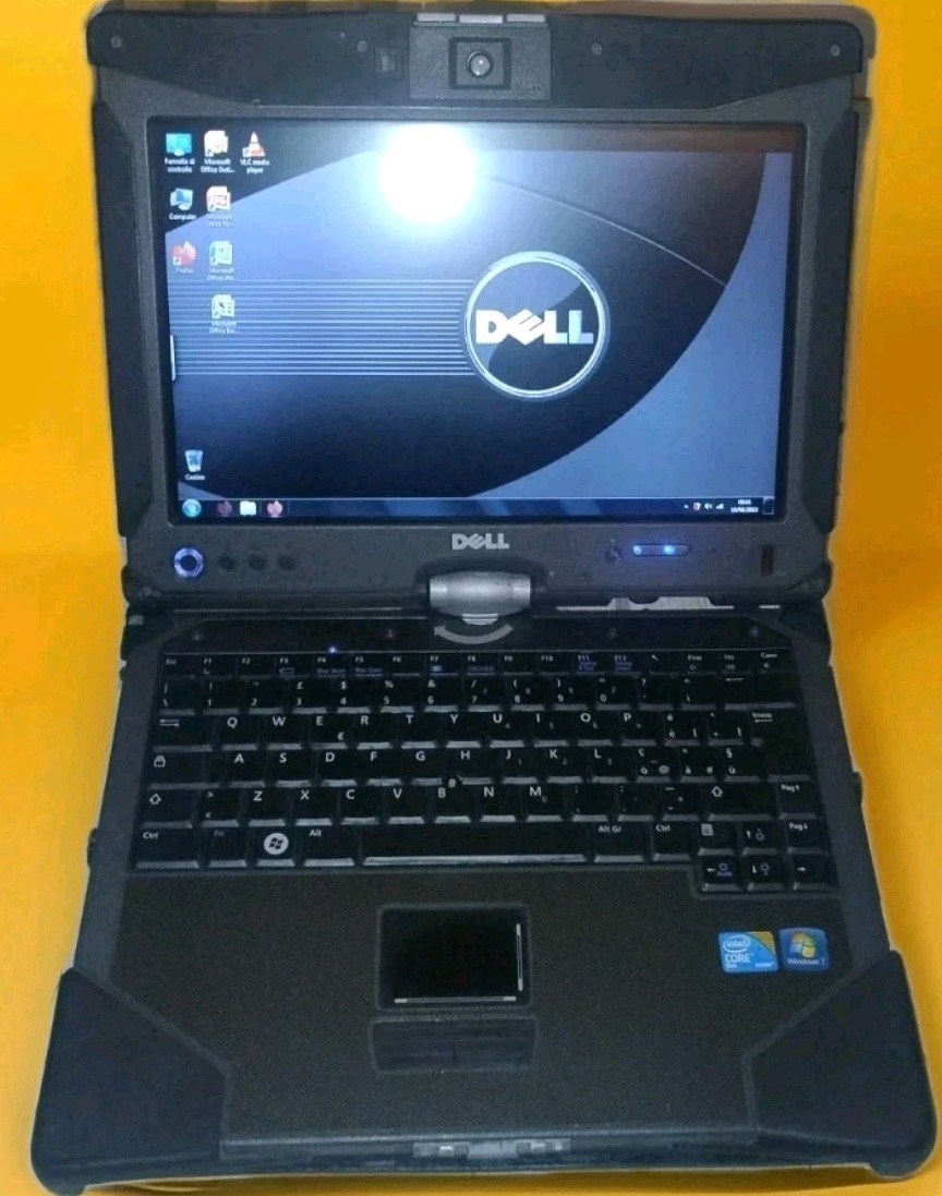 DELL LATITUDE XT2 XFR Touch Notebook Laptop Rugged Tablet Working Sold as spare