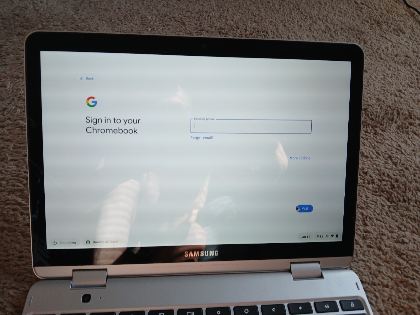 Samsung ChromebookPlusV2 XE520QAB-K04US 4GB 64GB eMMC intel Celeron 3965y