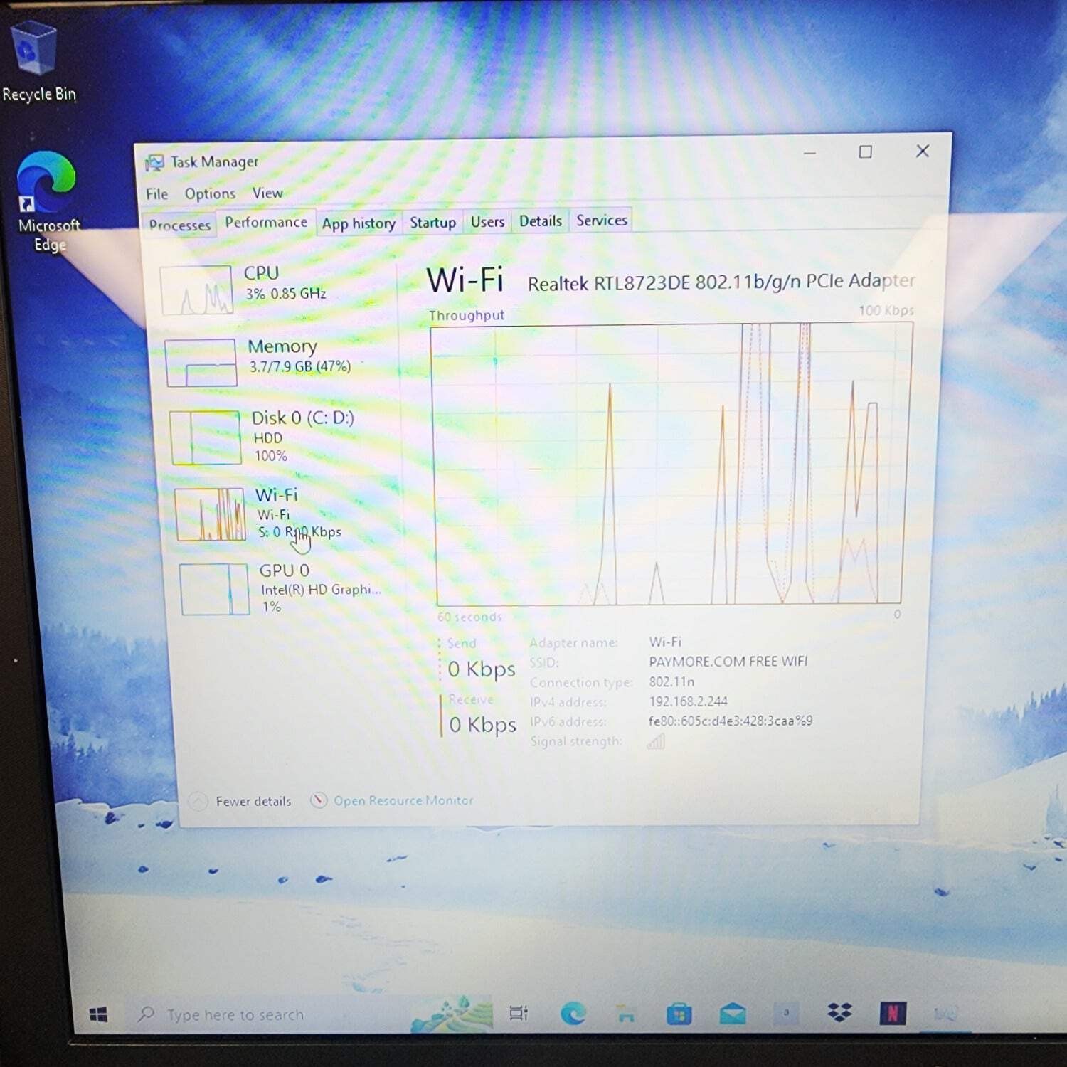 HP Laptop 17-BS049DX 17.3″ i5-7200U 2.5GHz 8GB RAM 1TB HDD