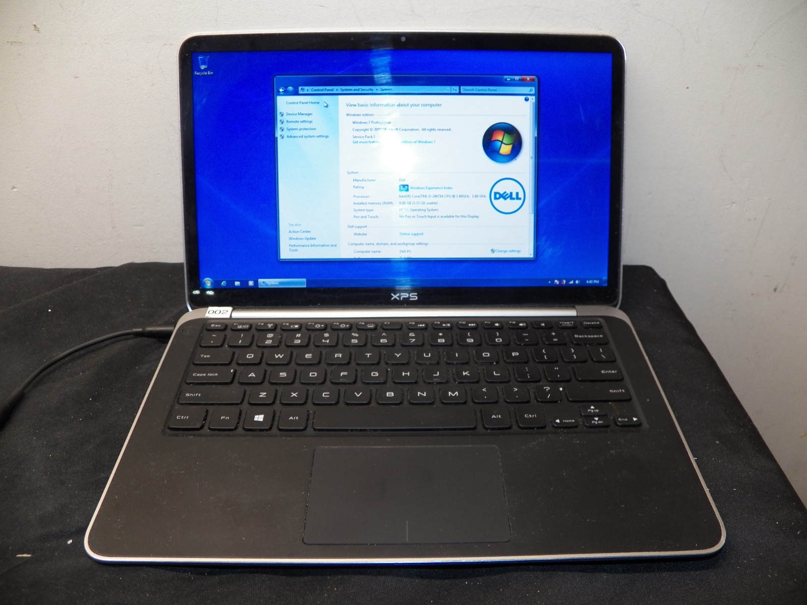 Dell XPS L321X 13.3 Inch Ultrabook – SSD/USB 3.0/Bluetooth/Webcam/Backlit KB – A